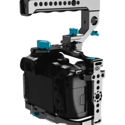 Kondor Blue Camera Cages & Rigs>Canon R7 Arca Cage with Top Handle - Space Grey