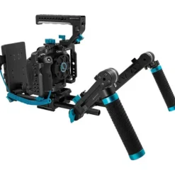 Kondor Blue Camera Cages & Rigs>Canon R5 Arca Ultimate Rig (R5/R6/R) - Black