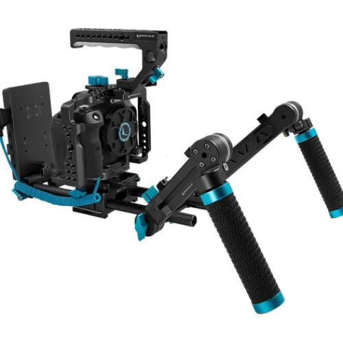 Kondor Blue Camera Cages & Rigs>Canon R5 Arca Ultimate Rig (R5/R6/R) - Black