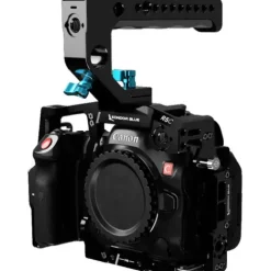 Kondor Blue Camera Cages & Rigs>Canon R5C Cine Cage with Top Handle - Black