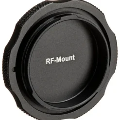 Kondor Blue Doors, Clips & Covers>Canon RF Cine Cap Metal Body Cap for Camera Lens Port - Black
