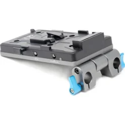 Kondor Blue Camera Cages & Rigs>Cine V Mount Battery Plate for LWS 15mm Rods - Space Grey