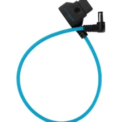 Kondor Blue Cables & Connectors>38cm D-Tap to DC Right Angle Straight Cable for Canon C70/Atomos