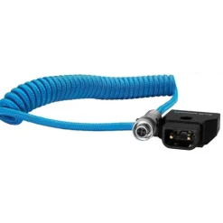 Kondor Blue Video Monitors & Accessories>Coiled D-Tap to 4 Pin Portkeys Monitor for BM5/HH7/HS7T
