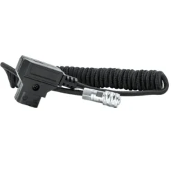Kondor Blue Cables & Connectors>Coiled D-Tap to BMPCC 6K/4K Power Cable for Blackmagic (Black)