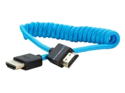 Kondor Blue Cables & Connectors|Video Monitors & Accessories>Coiled Full HDMI Cable (30 to 60cm)