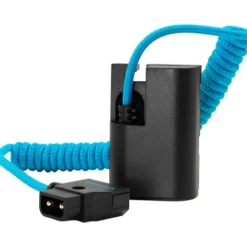 Kondor Blue Cables & Connectors>D-Tap to Canon LPE6 Dummy Battery Cable - Blue