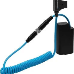 Kondor Blue Cables & Connectors>D-Tap to Lumix S1H BLJ31 Dummy Battery Cable - Blue