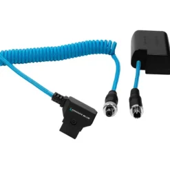 Kondor Blue Cables & Connectors>D-Tap to Lumix S1H BLJ31 Dummy Battery Cable - Blue