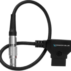 Kondor Blue Cables & Connectors>D-Tap To Straight Lemo 2 Pin Power Cable For Red Komodo - 25cm - Black