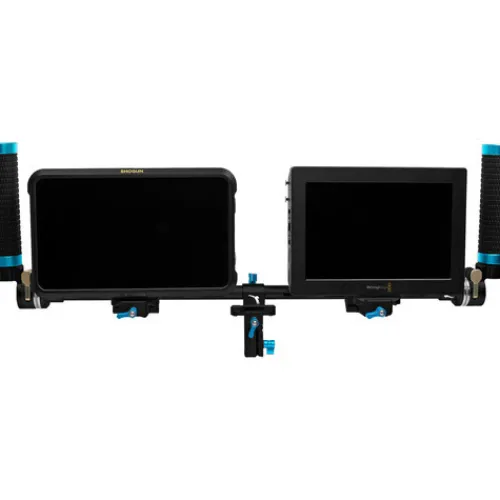 Kondor Blue Camera Cages & Rigs>Dual Monitor Video Village Kit - Black