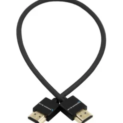 Kondor Blue Video Monitors & Accessories>HDMI to HDMI 40cm Thin Braided Cable for on Camera Monitors - Black