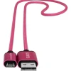 Kondor Blue Cables & Connectors>iJustine Micro-USB to USB-A Charge and Sync Cable - Pink