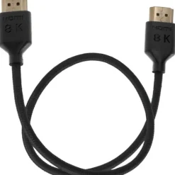 Kondor Blue Video Monitors & Accessories>8K HDMI 43cm Braided Cable for on Camera Monitors - Black