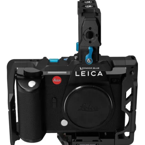 Kondor Blue Camera Cages & Rigs>Leica SL2 / SL2S Cage With Top Handle - Black