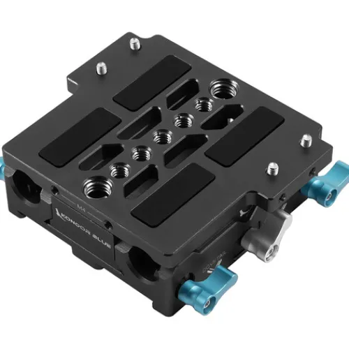 Kondor Blue Camera Cages & Rigs>LWS ARRI Bridge Plate For Cinema Cameras with Riser for ARRI Alexa Mini - Black