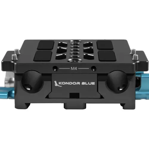 Kondor Blue Camera Cages & Rigs>LWS ARRI Bridge Plate For Cinema Cameras with Riser for ARRI Alexa Mini - Black