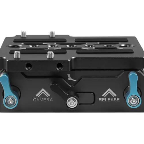 Kondor Blue Camera Cages & Rigs>LWS ARRI Bridge Plate For Cinema Cameras with Riser for ARRI Alexa Mini - Black