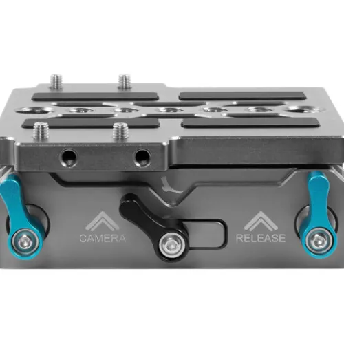Kondor Blue Camera Cages & Rigs>LWS ARRI Bridge Plate For Cinema Cameras with Riser for ARRI Alexa Mini - Space Grey