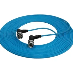 Kondor Blue Cables & Connectors>7.6m Ultra Thin 6G SDI Right Angle BNC Video Cable