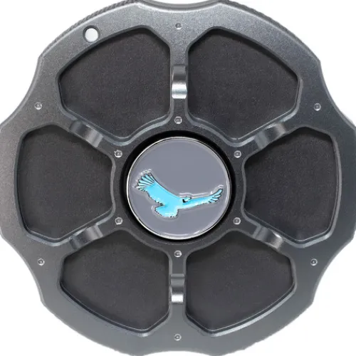 Kondor Blue Doors, Clips & Covers>MFT Mount Cine Cap - Metal Body Cap for Camera Lens Port - Space Grey