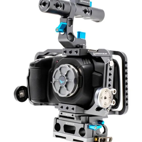 Kondor Blue Doors, Clips & Covers>MFT Mount Cine Cap - Metal Body Cap for Camera Lens Port - Space Grey