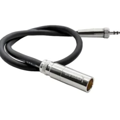 Kondor Blue Cables & Connectors>Mini XLR to 3.5mm Locking Screw Mini Plug for Lavalier Mics and BMPCC 4K/6K - Black