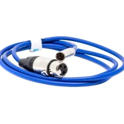Kondor Blue Audio Cables & Adapters>Mini XLR to XLR for BMPCC 6K Pro/C70 Camera 1.5m - Blue