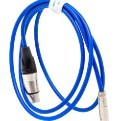 Kondor Blue Audio Cables & Adapters>Mini XLR to XLR for BMPCC 6K Pro/C70 Camera 1.5m - Blue