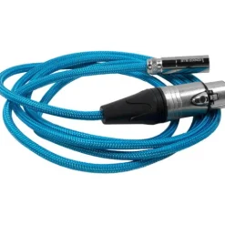 Kondor Blue Audio Cables & Adapters>Mini XLR to XLR Female for BMPCC 6K Pro/C70 Camera Cable - 91.4cm - Blue