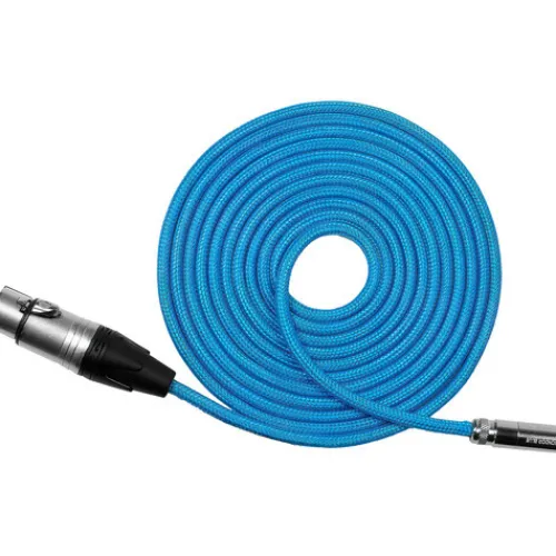 Kondor Blue Audio Cables & Adapters>Mini XLR to XLR for BMPCC 6K Pro/C70 Camera Cable - 3m - Blue
