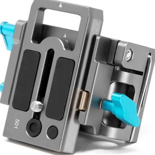 Kondor Blue Camera Cages & Rigs>15mm LWS Arri/501 Side Loading Baseplate for Red Komodo, BMPCC & Mirrorless - Space Grey