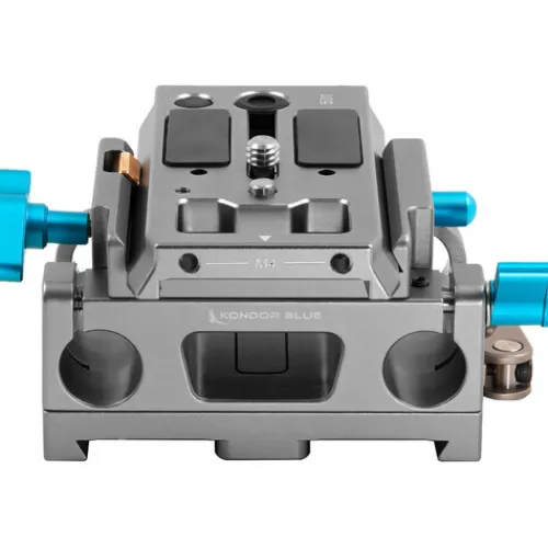 Kondor Blue Camera Cages & Rigs>15mm LWS Arri/501 Side Loading Baseplate for Red Komodo, BMPCC & Mirrorless - Space Grey