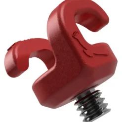 Kondor Blue Bag & Case Accessories>Mondo Ties Cable Management Clips for Cameras 1/4"-20 - 5 Pack Red