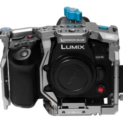 Kondor Blue Camera Cages & Rigs>Panasonic Lumix GH7/GH6 Cage - Cage Only - Space Grey