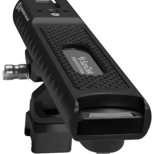 Kondor Blue Camera Cages & Rigs>PRO-BLADE SSD Handle for Sandisk USB-C Recording (Raven Black)