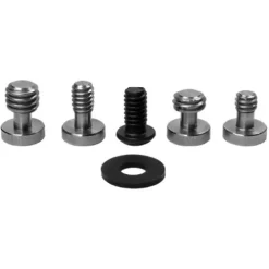 Kondor Blue Camera Cages & Rigs>Replacement 1/4 inch & 3/8 inch Screws for our Mini Quick Release Plates (1/4 inch-20 Short) - 5 pack