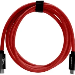 Kondor Blue Cables & Connectors>Thunderbolt 4 USB 4.0 Type C Cable - 183cm - Cardinal Red