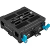 Kondor Blue Camera Cages & Rigs>Universal LWS ARRI Bridge Plate for ARRI, RED, URSA, C70, VENICE - Black