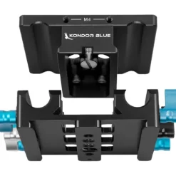 Kondor Blue Camera Cages & Rigs>Universal LWS ARRI Bridge Plate for ARRI, RED, URSA, C70, VENICE - Black