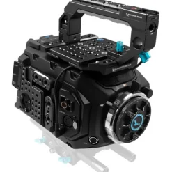 Kondor Blue Camera Cages & Rigs>URSA Mini Cage with Remote Trigger Handle - 12K/4.6K/4K - Black