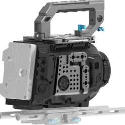 Kondor Blue Camera Cages & Rigs>URSA Mini Cage with Remote Trigger Handle - 12K/4.6K/4K - Space Grey