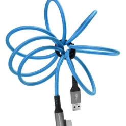 Kondor Blue Cables & Connectors>USB A To USB C Right Angle Cable - 1.5m - Blue