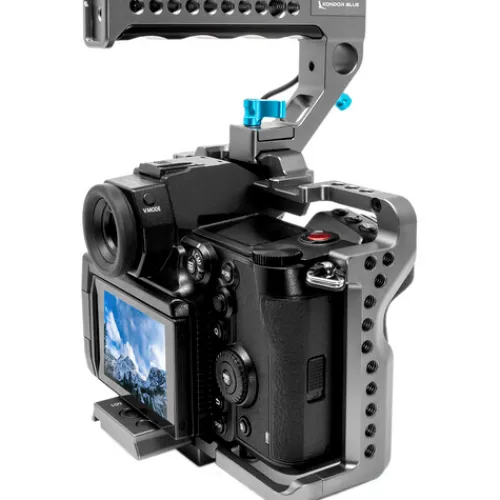 Kondor Blue Camera Cages & Rigs>Kondor Panasonic Lumix S1H Cage for S1/S1R/S1H - Cage Only - Space Grey