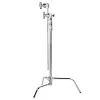 Kupo Mounting Hardware|Light Stands, Backgrounds & Mounting>CL-40MK 40 Inch Silver C-Stand Kit with Sliding Leg & Quick Release, Including Grip and Arm