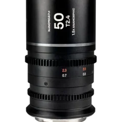 Laowa Cinema Lenses>Nanomorph 50mm T2.4 1.5x S35 Anamorphic Lens - Canon RF - Silver Flare