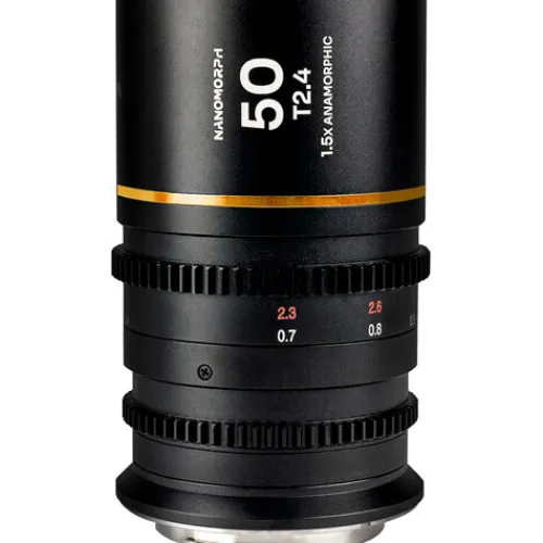 Laowa Cinema Lenses>Nanomorph 50mm T2.4 1.5x S35 Anamorphic Lens - Nikon Z - Amber Flare