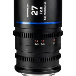 Laowa Cinema Lenses>Nanomorph 27mm T2.8 1.5x S35 Anamorphic Lens - Fujifilm X - Blue Flare