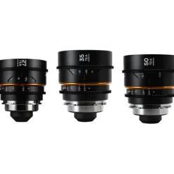 Laowa Cinema Lenses>Nanomorph S35 Prime 3 Lens Bundle - ARRI PL and Canon EF - Amber Flare