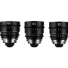 Laowa Cinema Lenses>Nanomorph S35 Prime 3 Lens Bundle - ARRI PL & Canon EF - Silver Flare